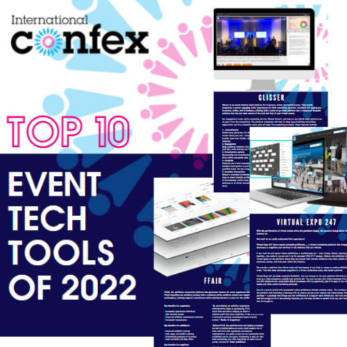 Download the International Confex Top 10 Event Tech Tools e-book